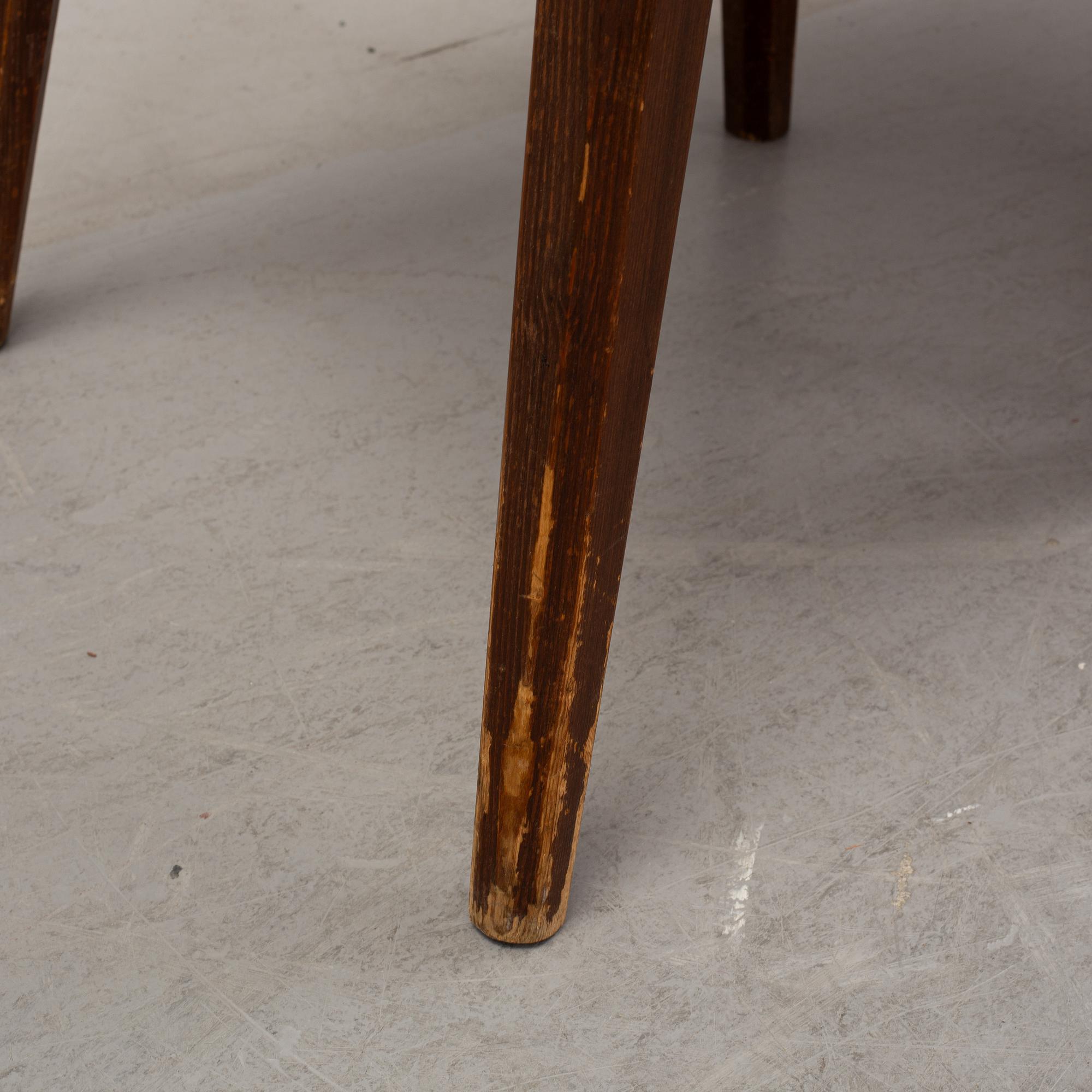 A set of four pine chairs, 1930's-40's.