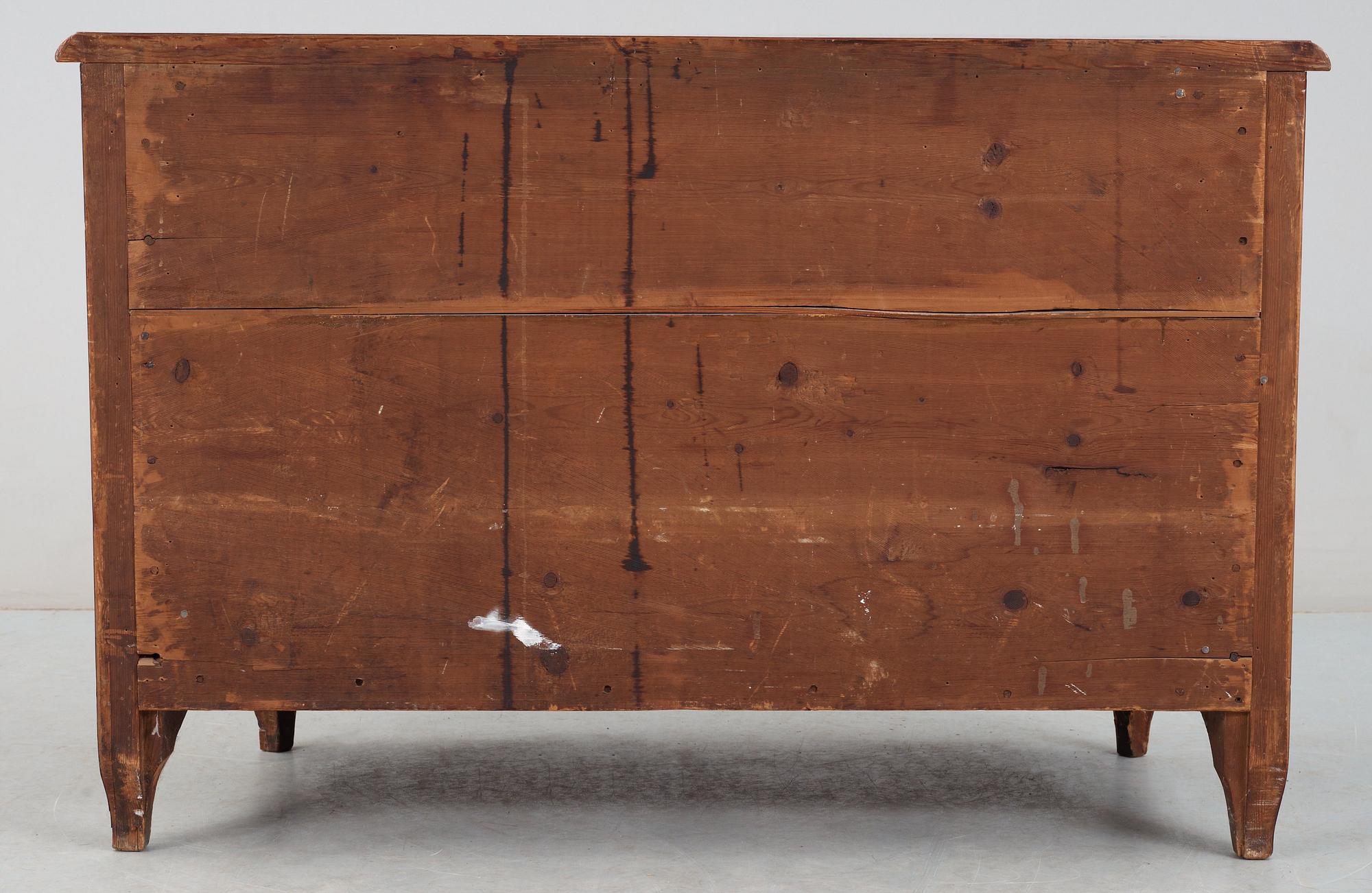 BYRÅ, tillskriven Johan Hugo Fürloh (mästare i Stockholm 1724-1745). Senbarock.