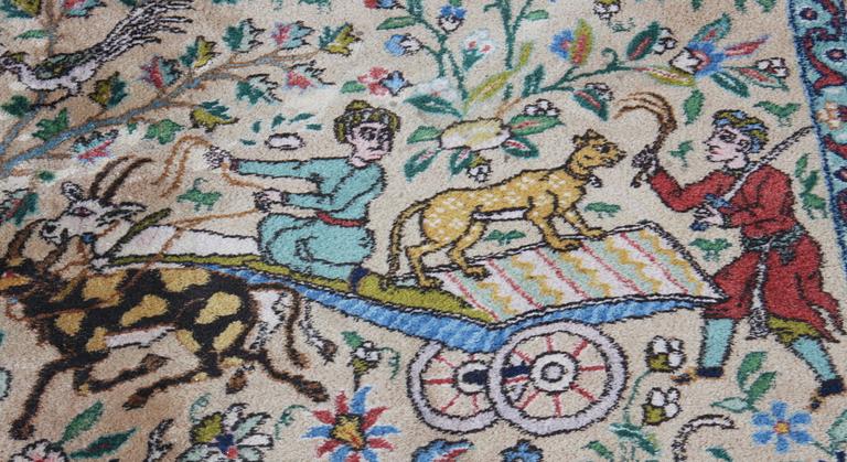 MATTA, Old Täbris figural. 244 x 153.