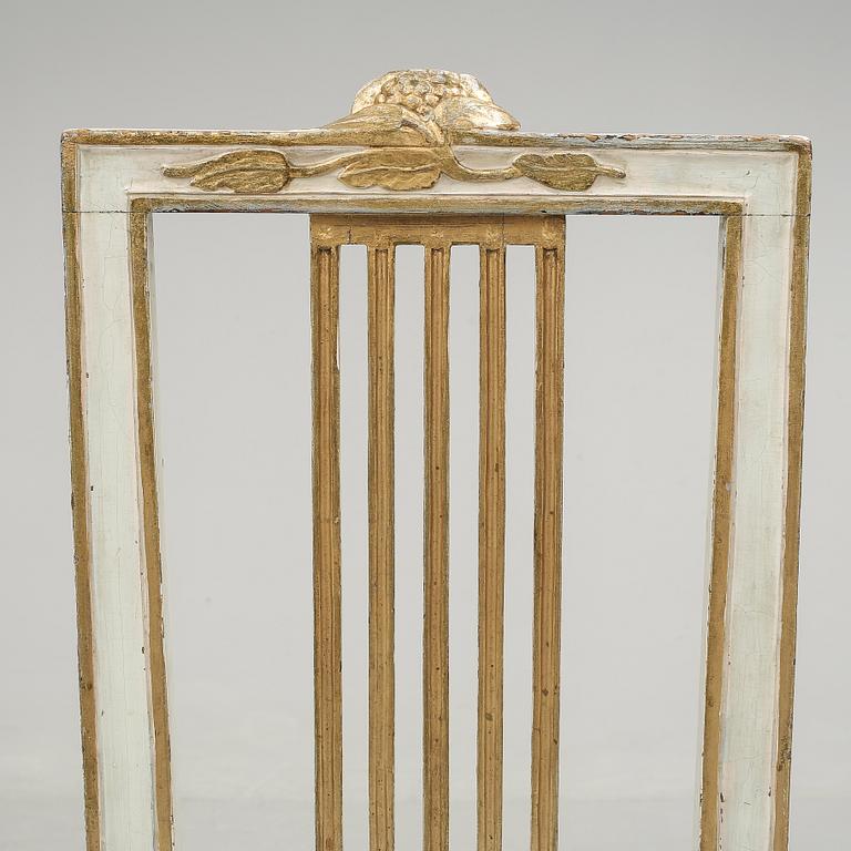 STOLAR, ett par, gustavianska, 1800-talets början.
