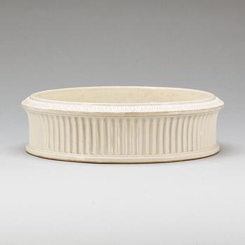 JARDINIERE, flintgods, Rörstrand, 1800-talets första hälft.