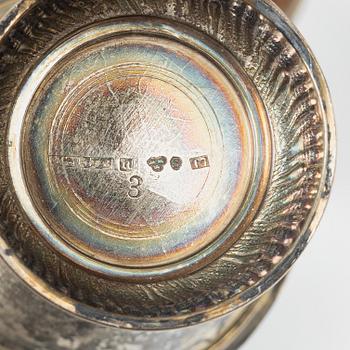 Bägare, 7 st, silver, KG Markströms AB, Uppsala, bl a 1902.
