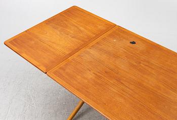 Hans J. Wegner, Dining table with leaves, 'AT-304', Andreas Tuck, Denmark, 1950s-60s.