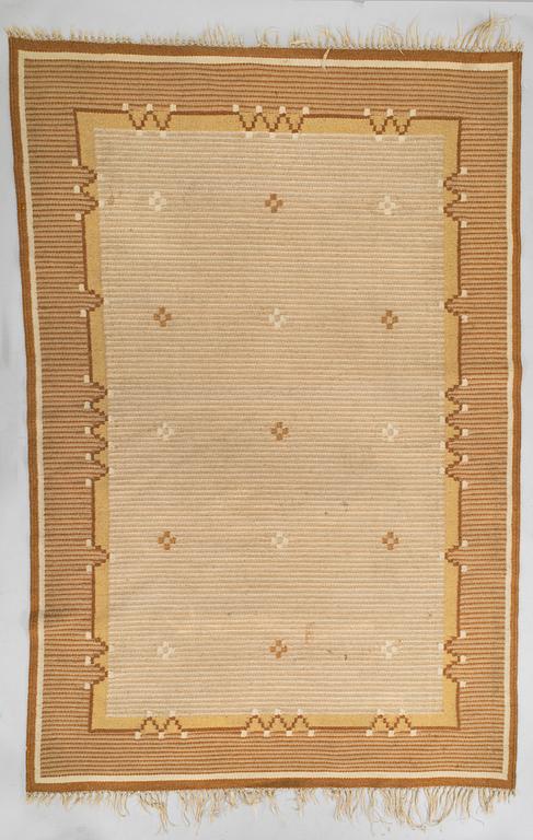 Hårgarnsmatta, 1930-tal. Ca 240 x 160 cm.