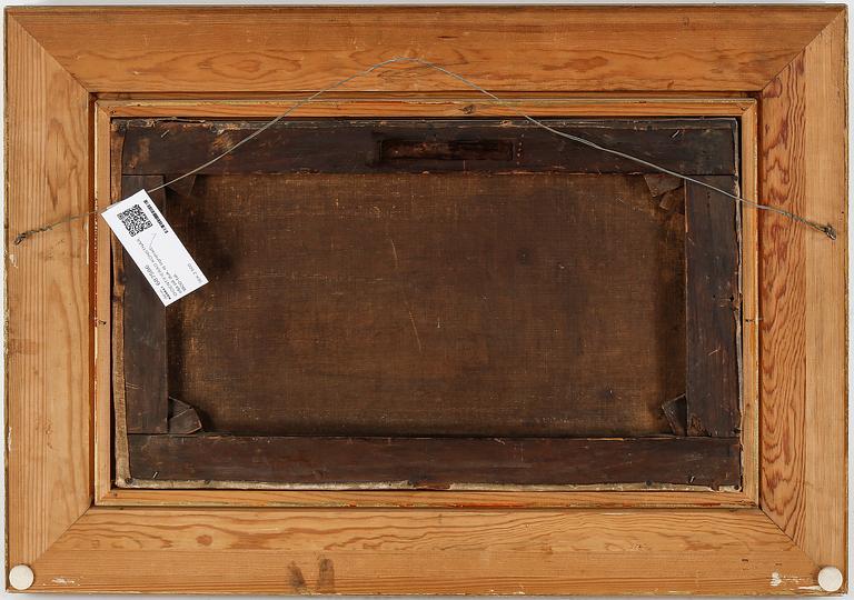 OKÄND KONSTNÄR, olja på duk, 1800-tal.