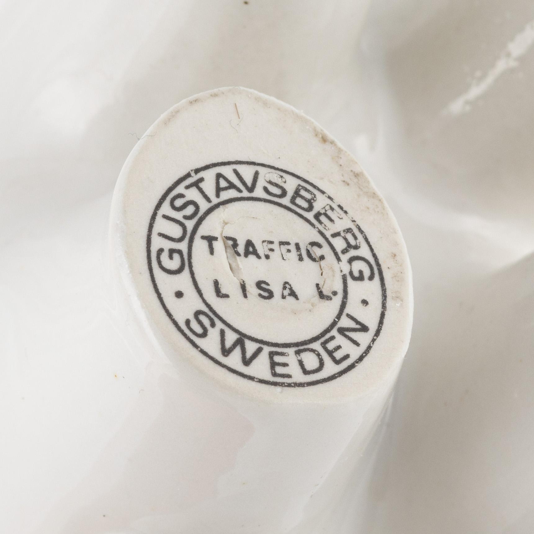 Lisa Larson, skulptur, stengods, ur serien "Traffic", Gustavsberg 1970-73.