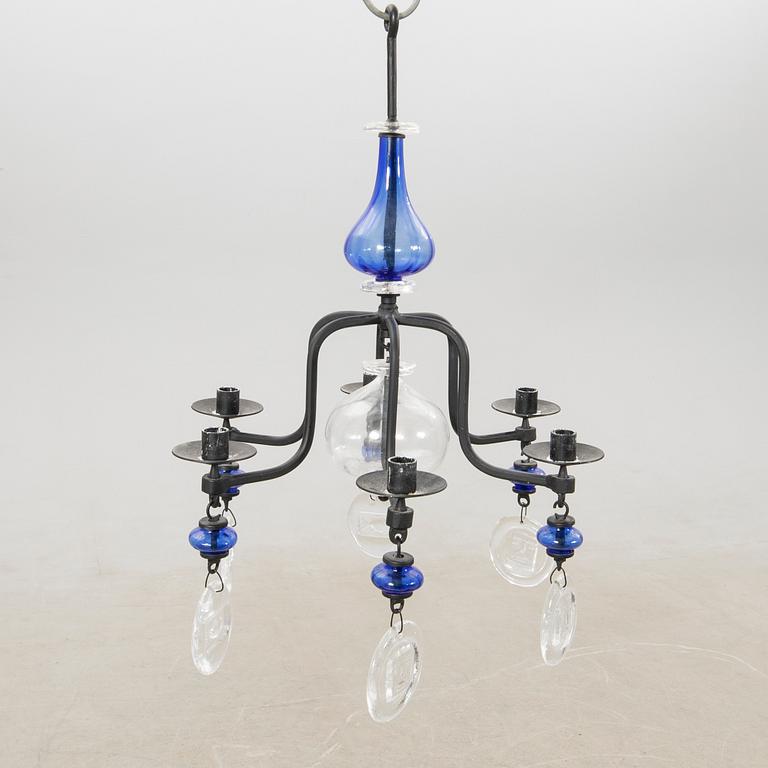 Erik Höglund, chandelier Boda Smide, later part of the 20th century.