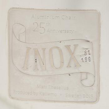 Mats Theselius, an "Inox" armchair, ed. 81/199, Källemo, Värnamo, post 2015.