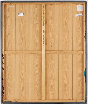 Christian Cavallin, acrylic on panel, signed and date 1989 on verso.