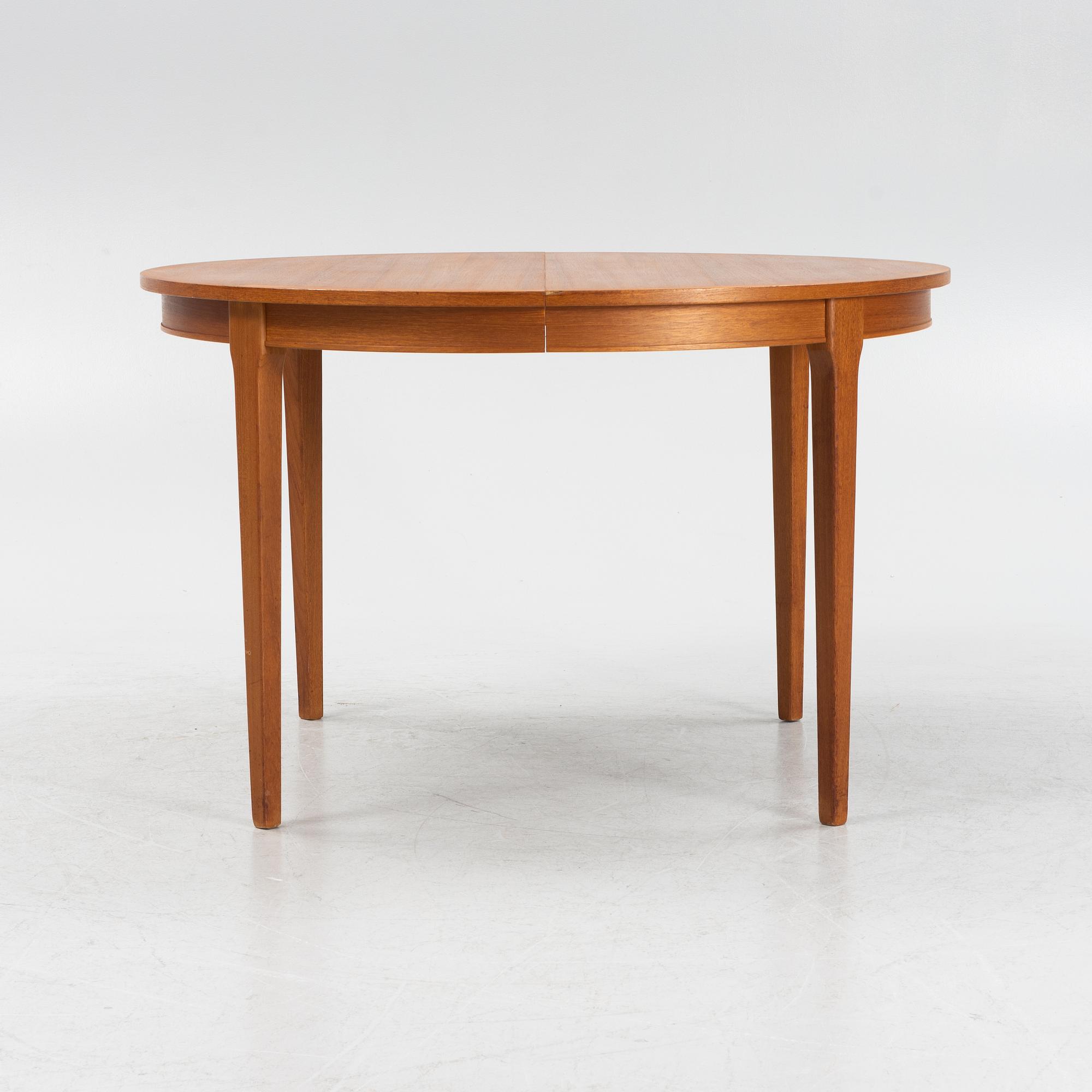 Matbord, 1900-talets andra hälft.