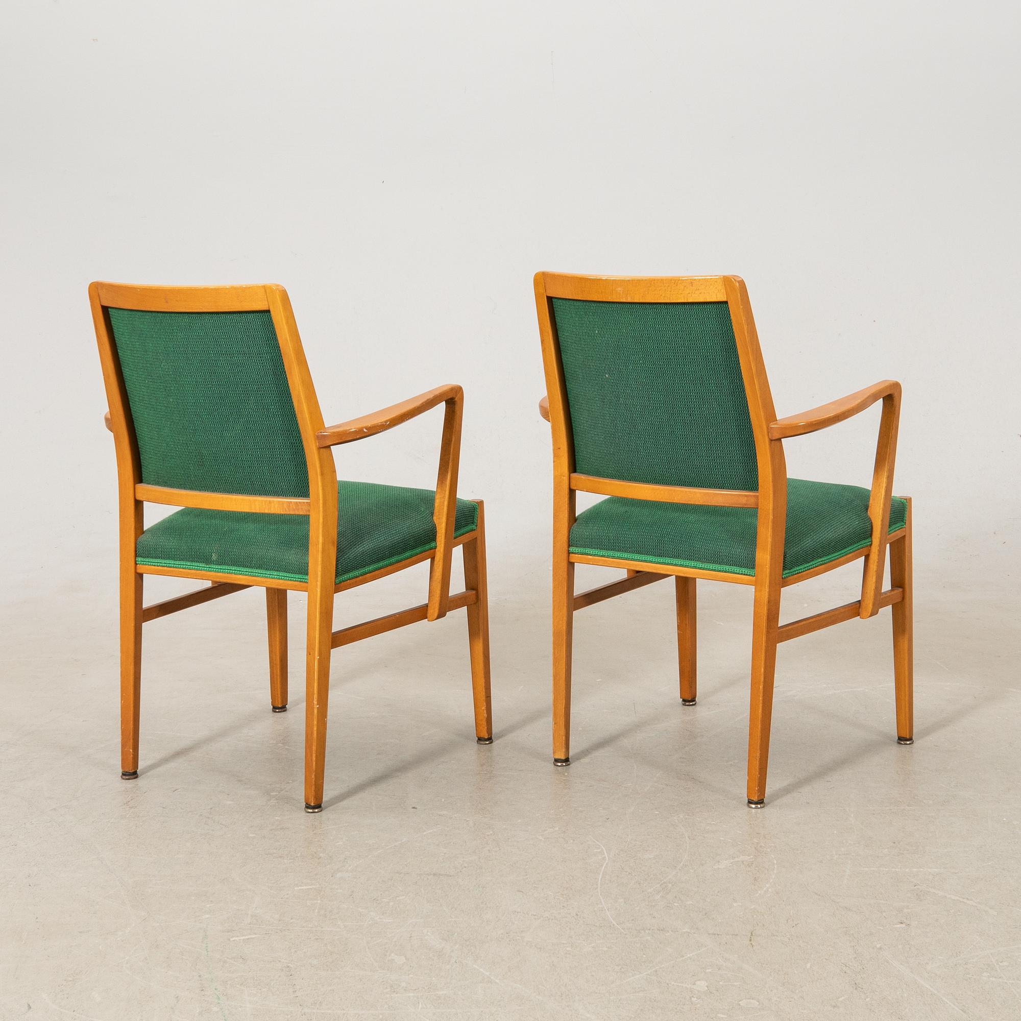 Armchairs, a pair, Skaraborgs Möbelindustri Tibro 1950s/60s.