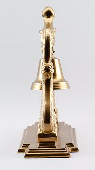 BORDSKLOCKA, mässing, 1900-tal.