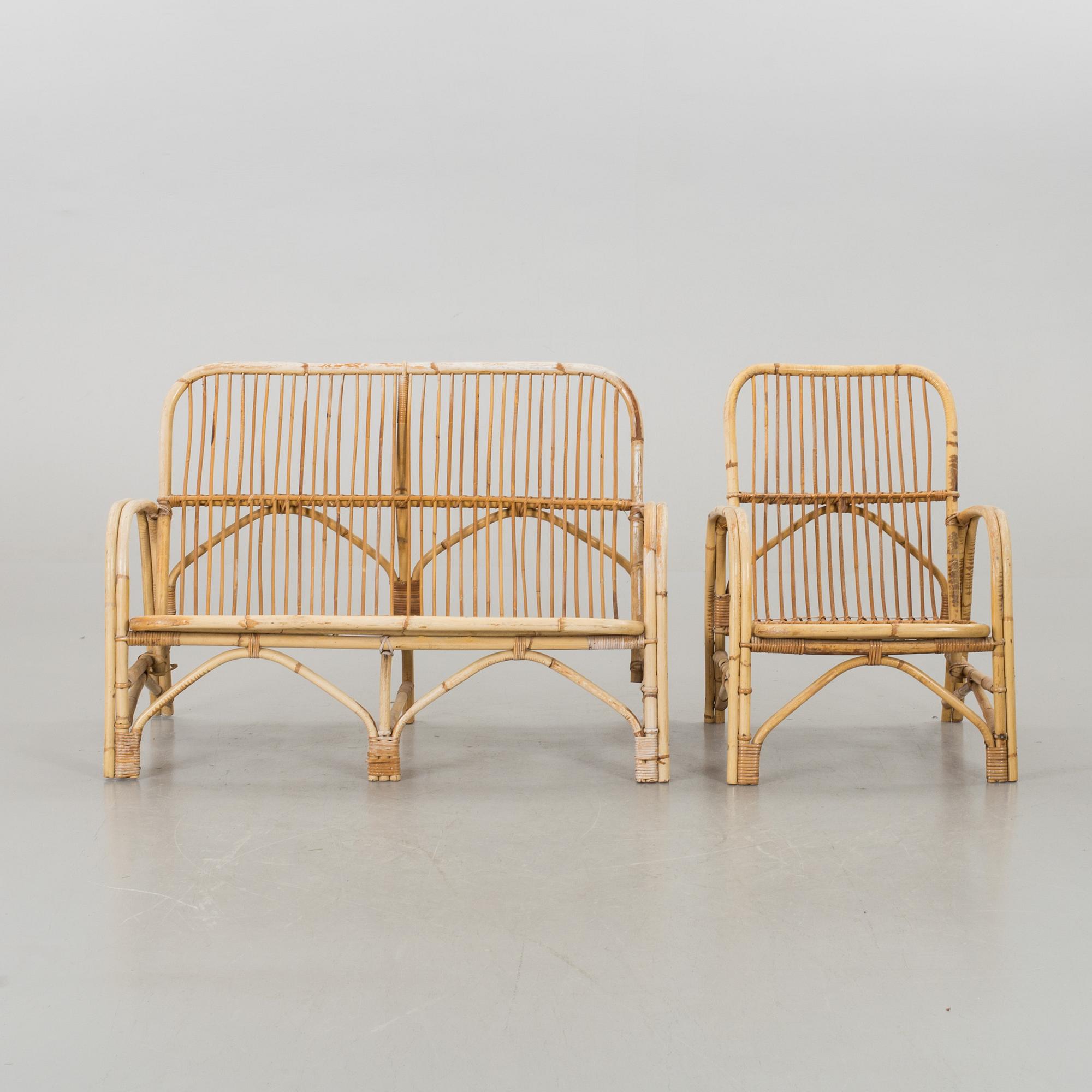 TRÄDGÅRDSMÖBLEMANG, 3 delar.