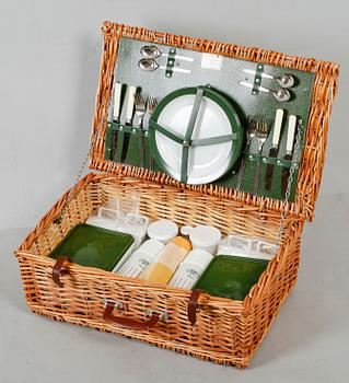 PICKNICKVÄSKA MED TILLBEHÖR, Optima Storrington, England, 1960-/70-tal.