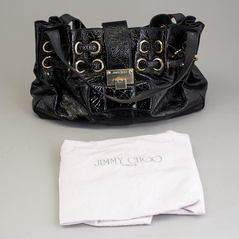 A patent leather 'Ramona' Jimmy Choo handbag.