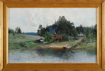 ALFRED THÖRNE, olja på duk, signerad.