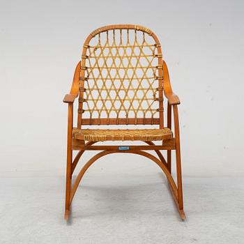 A 1950-/60´s rocking chair by SnoCraft, Norway Maine.