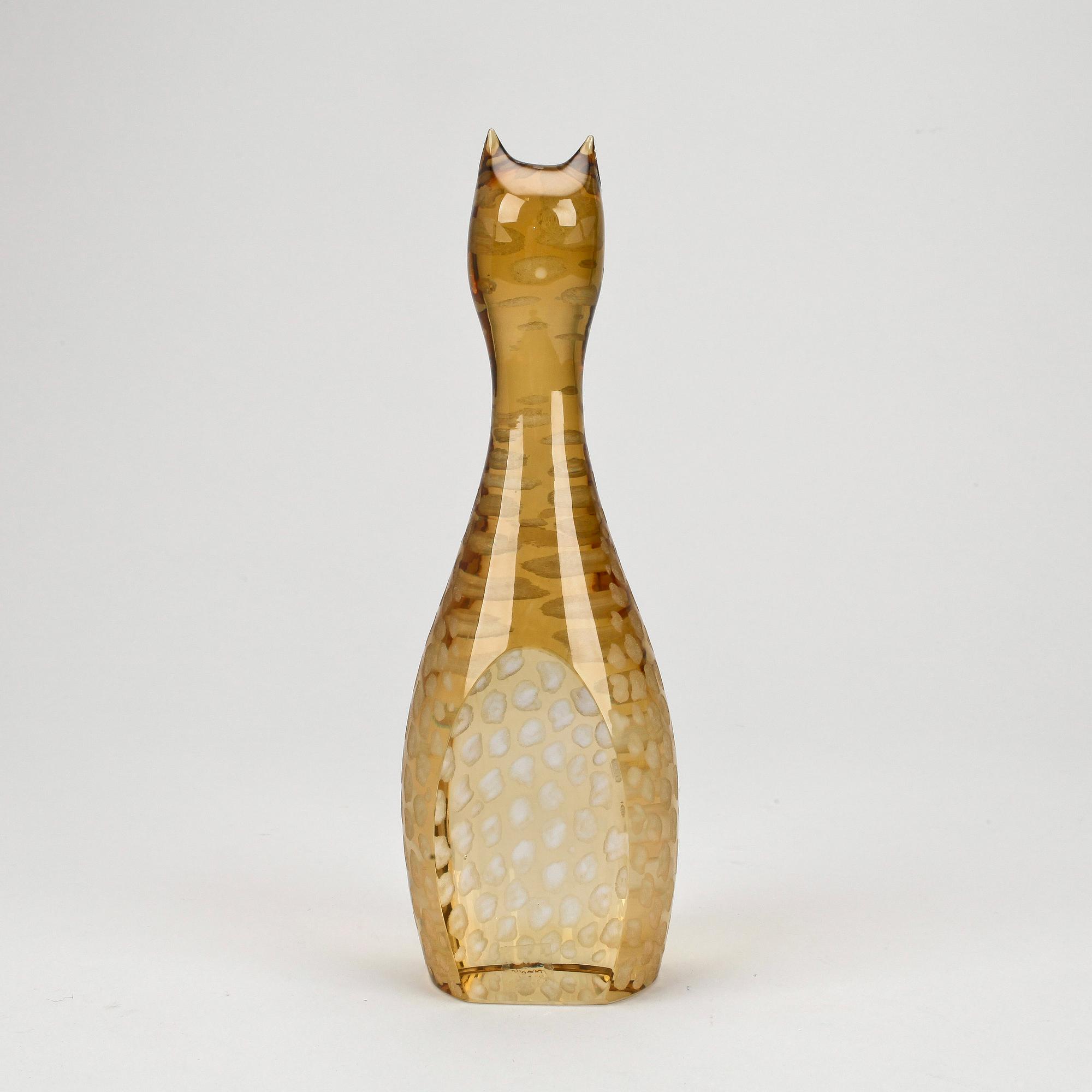 FIGURIN, glas, Vicke Lindstrand, Kosta.