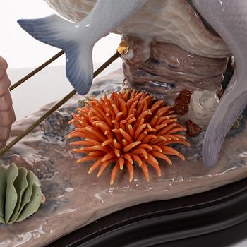 Francisco Polope, figurine, "Underwater journey", Lladró, Spain.