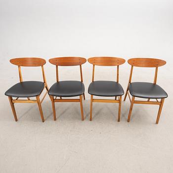Chairs, 4 pcs, Farstrup, Denmark 1960s.