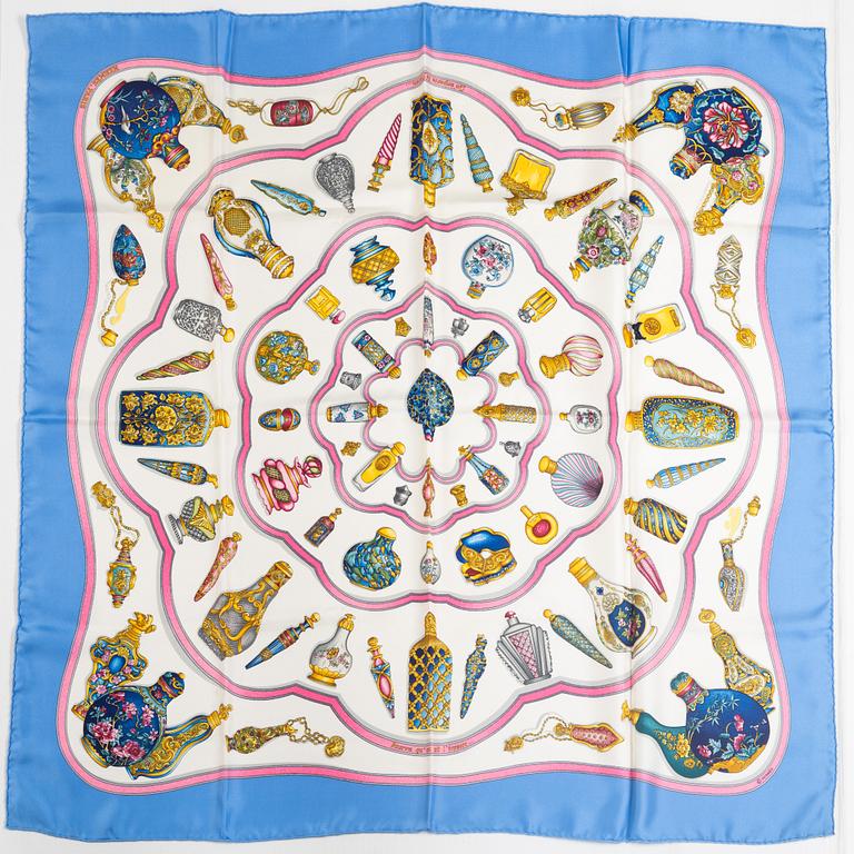 Hermès, scarf, "Qu'importe le flacon".