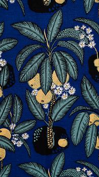 GARDINER, 1 par,  samt LAMBREKÄNG, "Notturno", Josef Frank, Firma Svenskt Tenn.