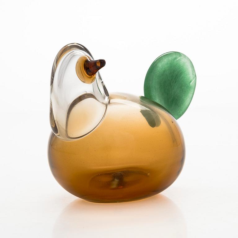 Oiva Toikka, a 'Sorja' glass bird, Signed Oiva Toikka, Nuutajärvi.