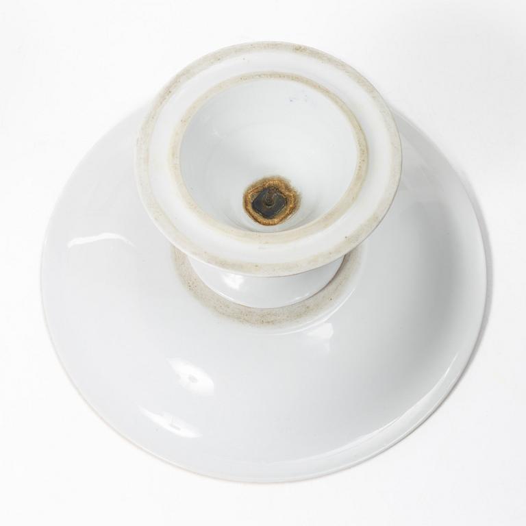 Pair of porcelain footed bowls, Bing & Gröndahl, 19th century.