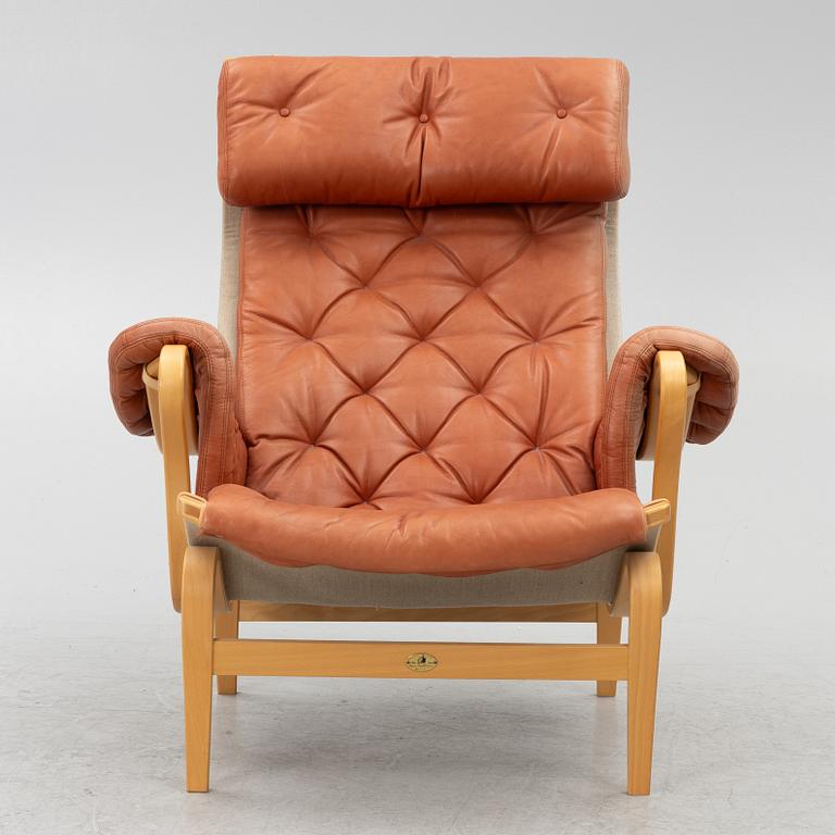 Bruno Mathsson, an armchair, "Pernilla", DUX, second half of the 20th century.