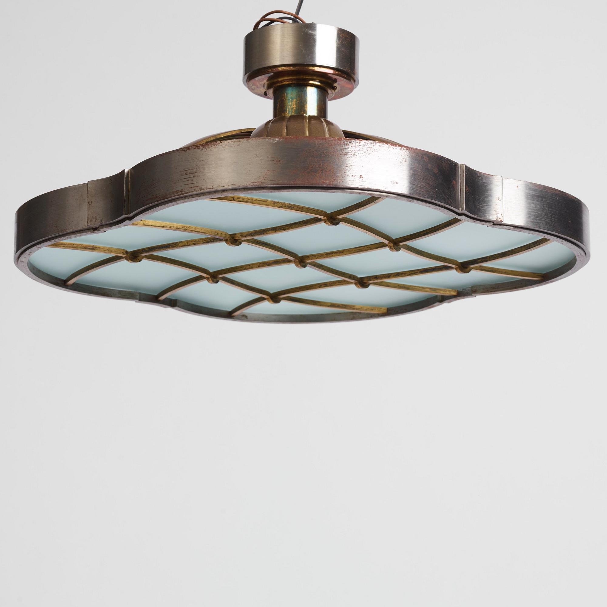 Lars Holmström, taklampa, Swedish Grace, Arvika 1920-30-tal.