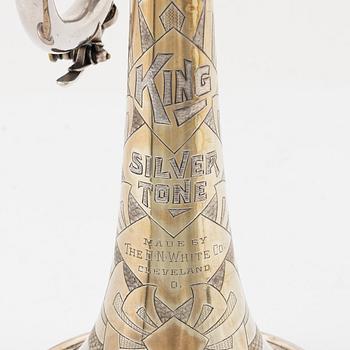 Trumpet, "King Silver Tone". H N White Co. Cleveland.