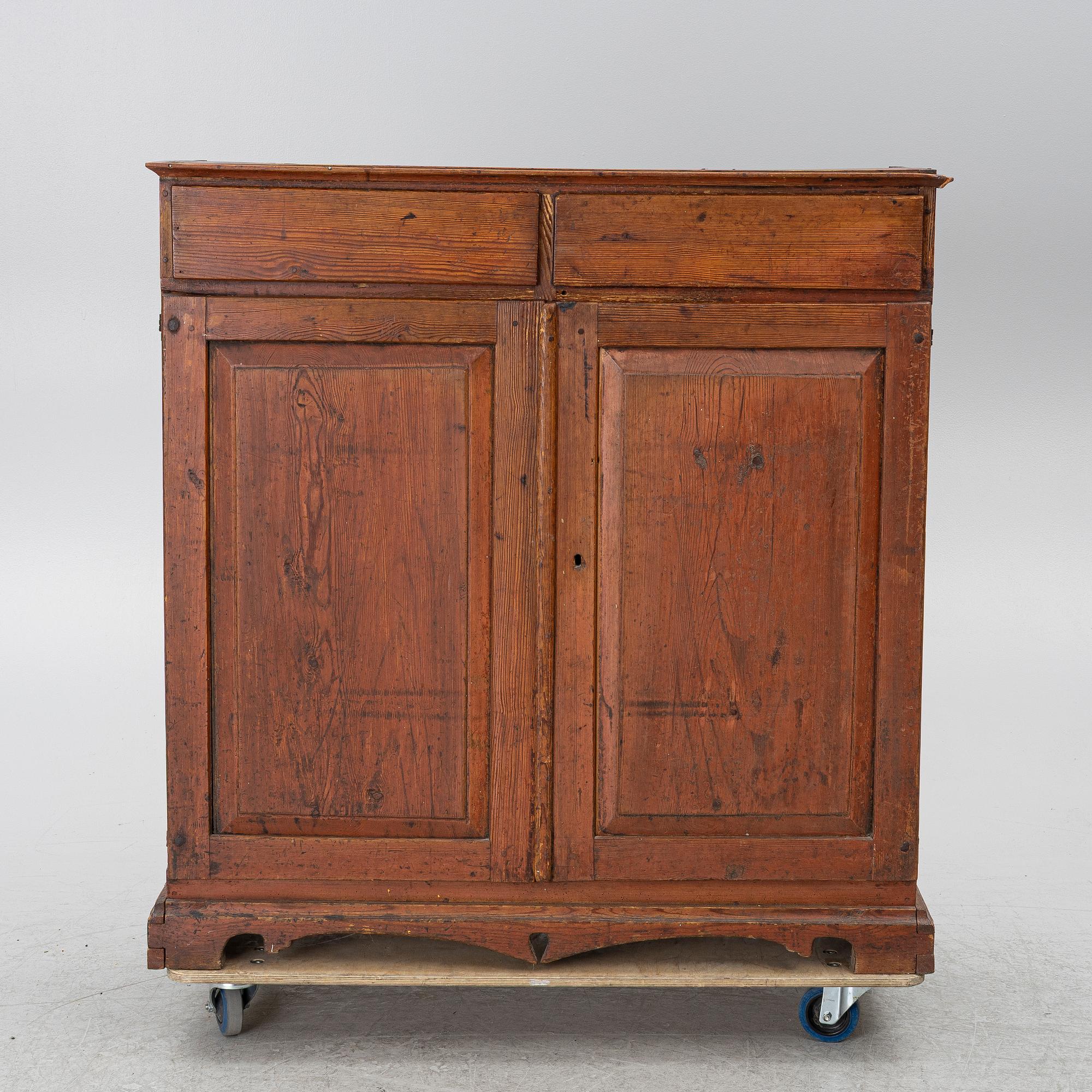 A 19th century cabinet.
