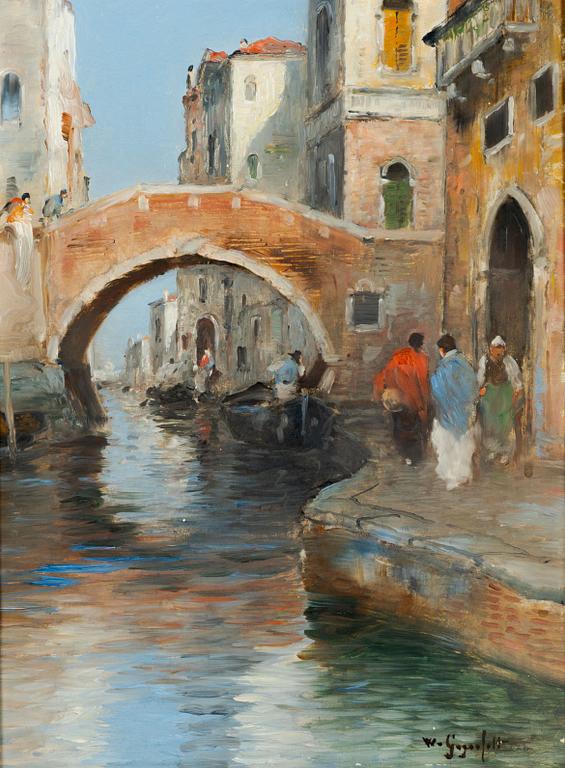 Wilhelm von Gegerfelt, At the Bridges, Venice.