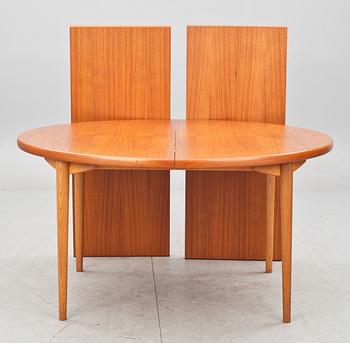 MATBORD, Peder Hvidt, Orla Mölgaard-Nielsen, Bodafors möbelfabrik, Sverige 1958.