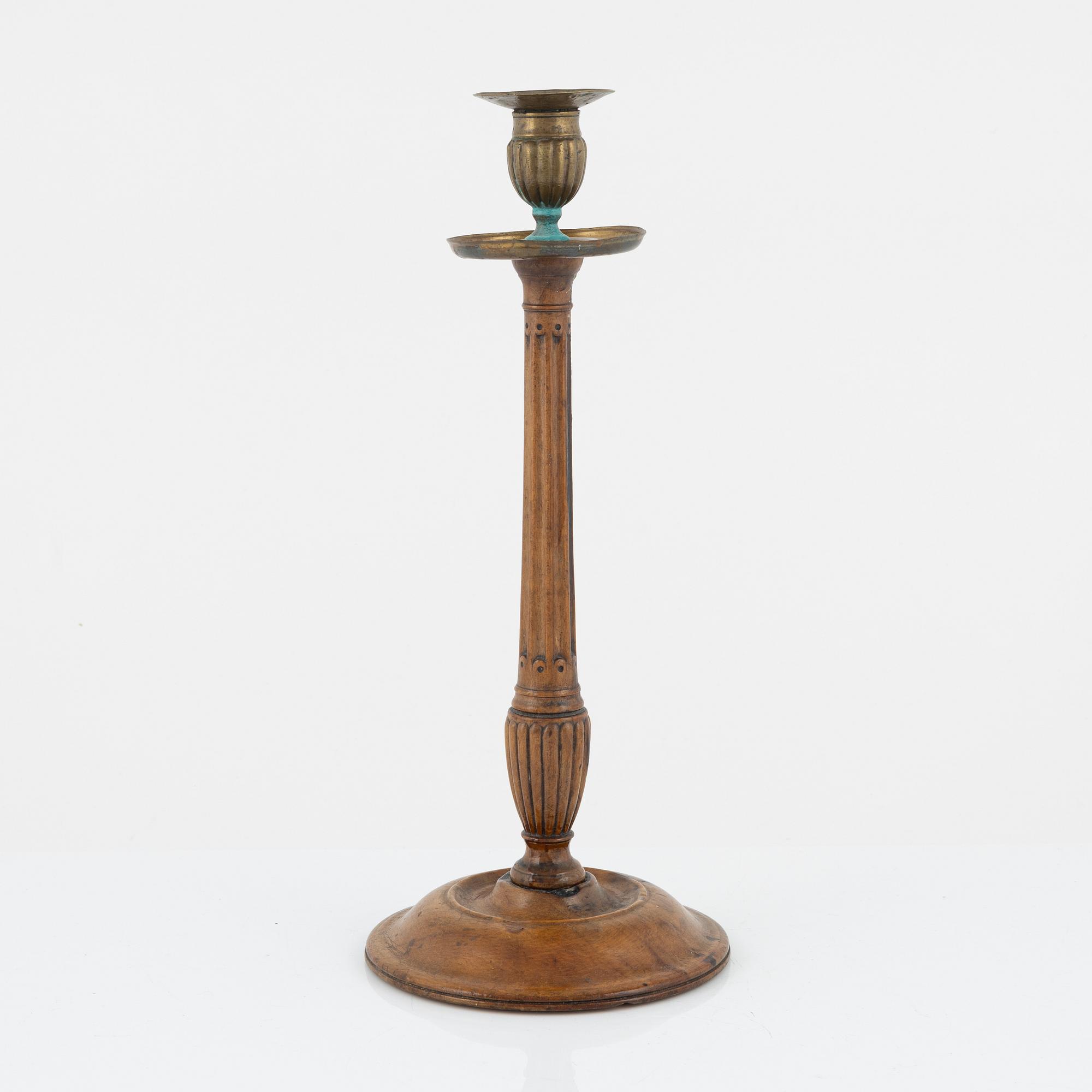 Ljusstake, George III, England, omkring år 1800.