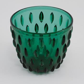 YTTERFODER, glas, "Ellips", Arthur Percy för Gullaskurf, omkring 1900-talets mitt.