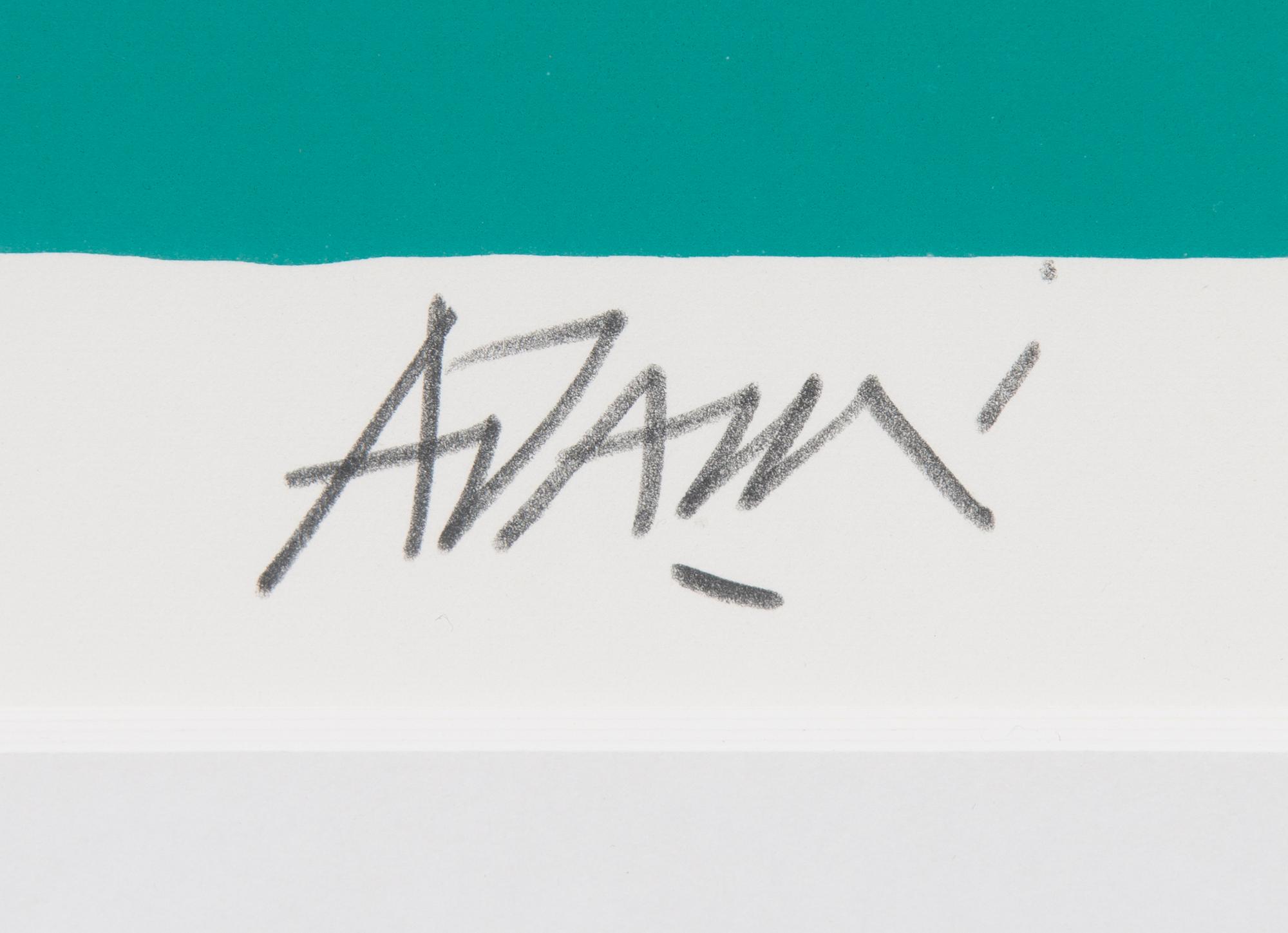 VALERIO ADAMI, serigrafi, signerad och numrerad 143/150.
