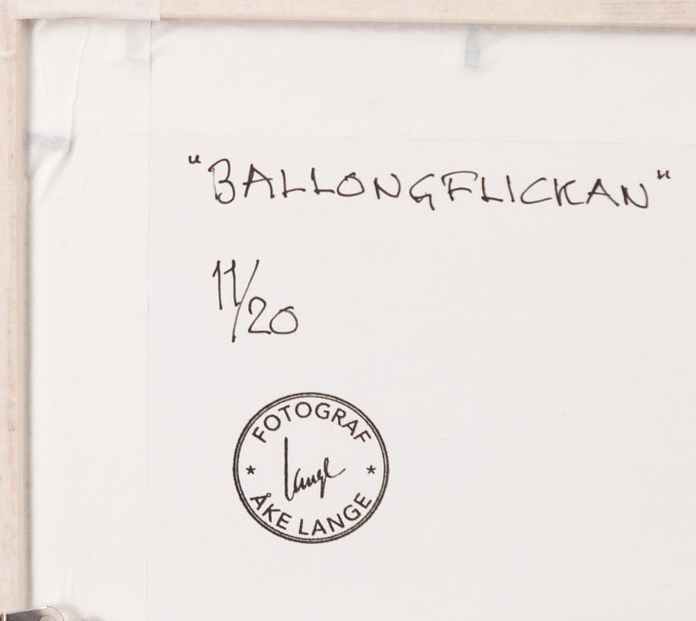 Åke Lange, "Ballongflickan".