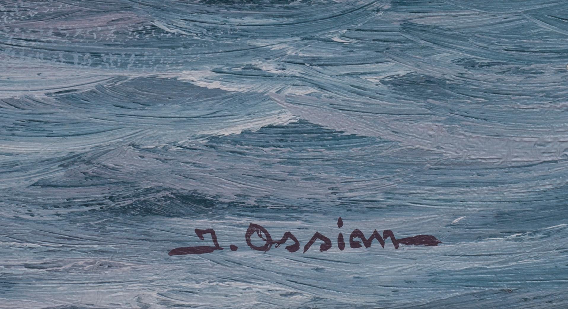 JOHAN OSSIAN-ANDERSSON, olja på duk, signerad.