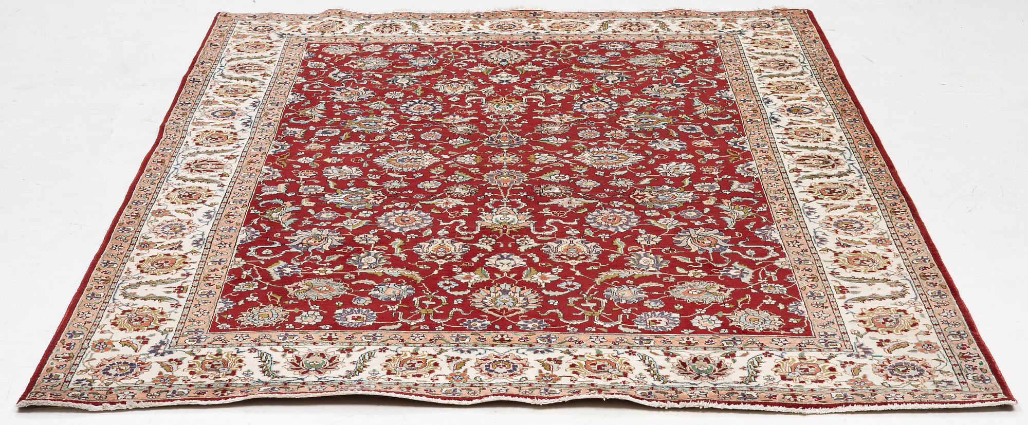 Rug, Tabriz, approx. 310 x 230 cm.