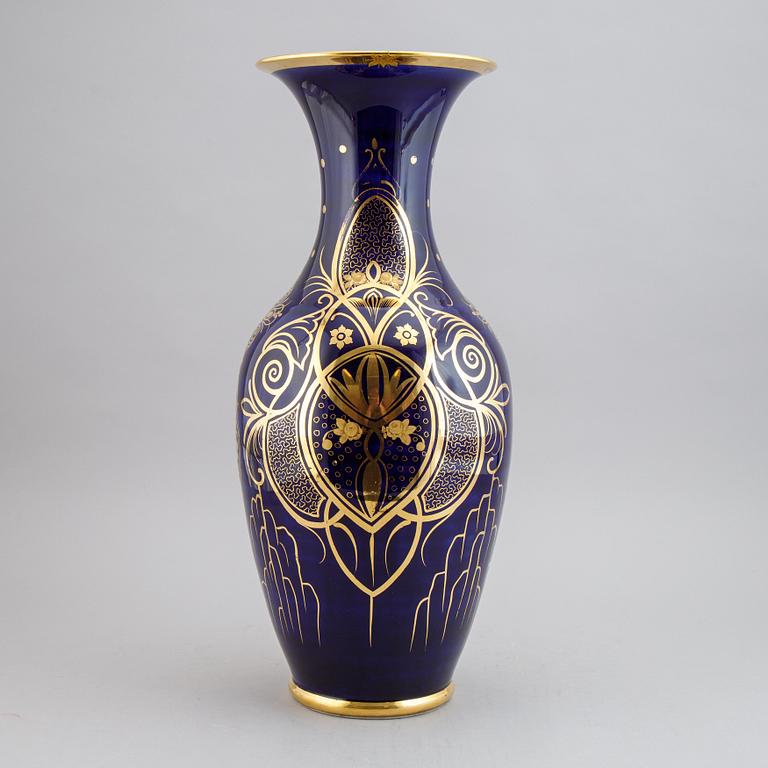 A late 19th century porcelain vase.