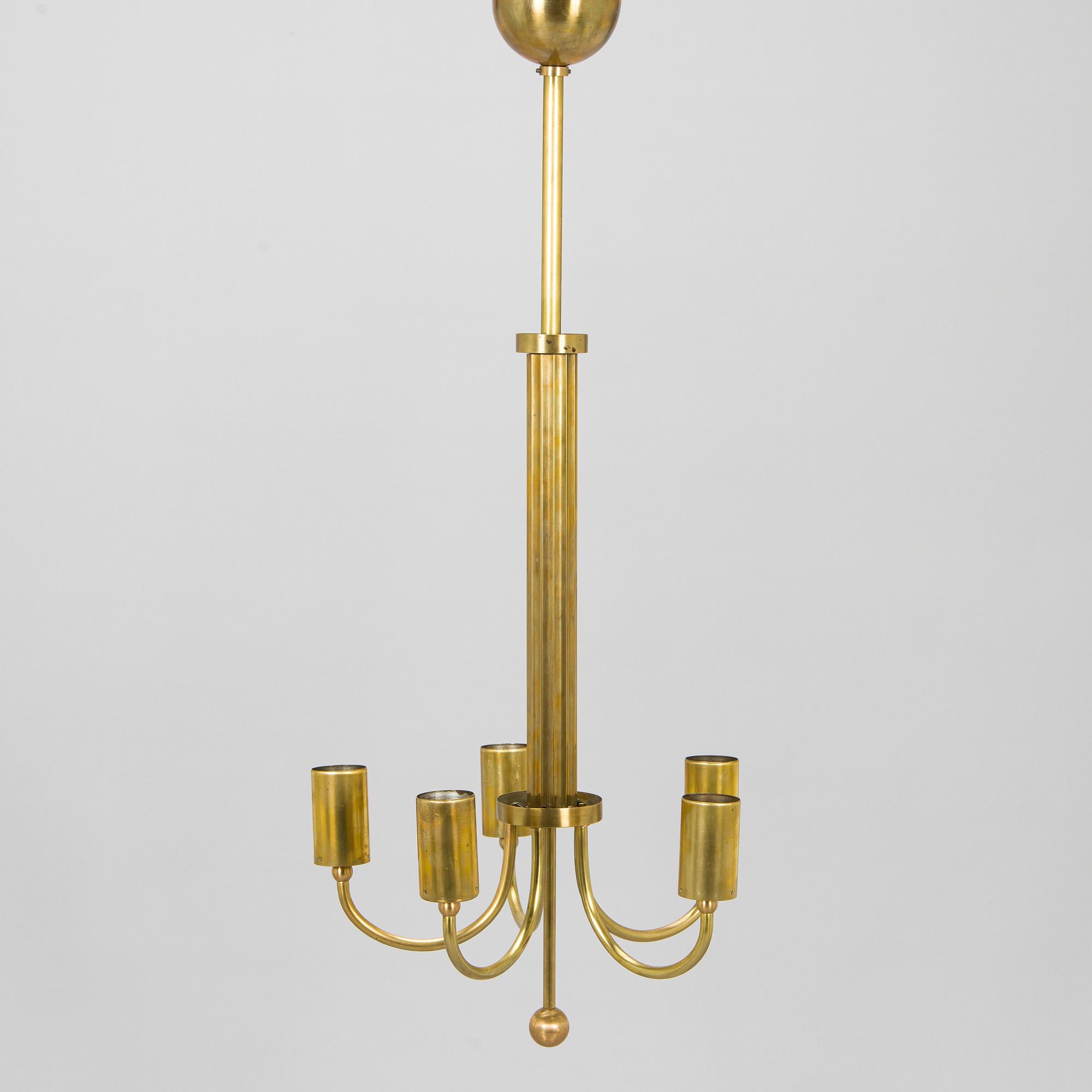 A chandelier, latter half of  the 20th century.