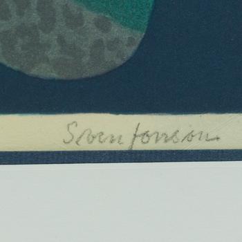 SVEN JONSON, färglitografi, signerad och numrerad 240/360.