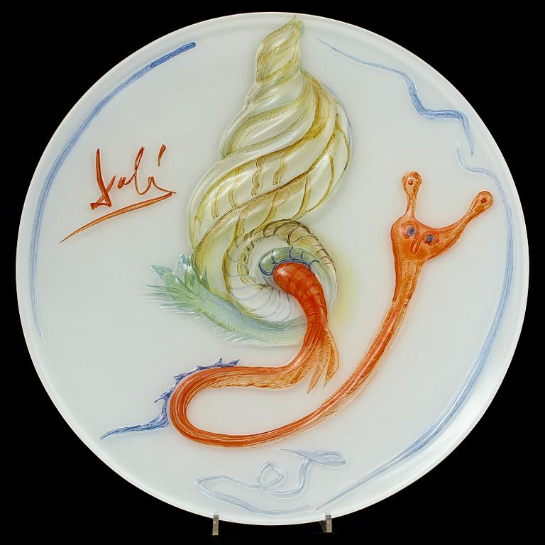 SALVADOR DALÍ , fat, glas, Rosenthal, sign o numr 3000/959, 1979.