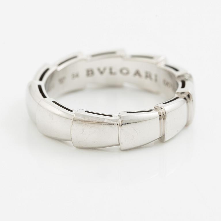 Bulgari, ring, "Serpenti viper band ring" 18K white gold.