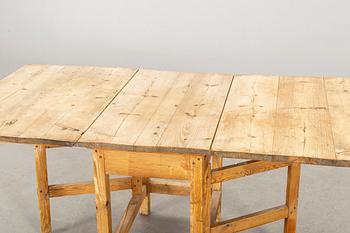 A Swedish 19th century gateleg table.