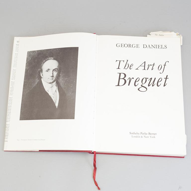 Book, The Art of Breguet, including a signature from George Daniels.