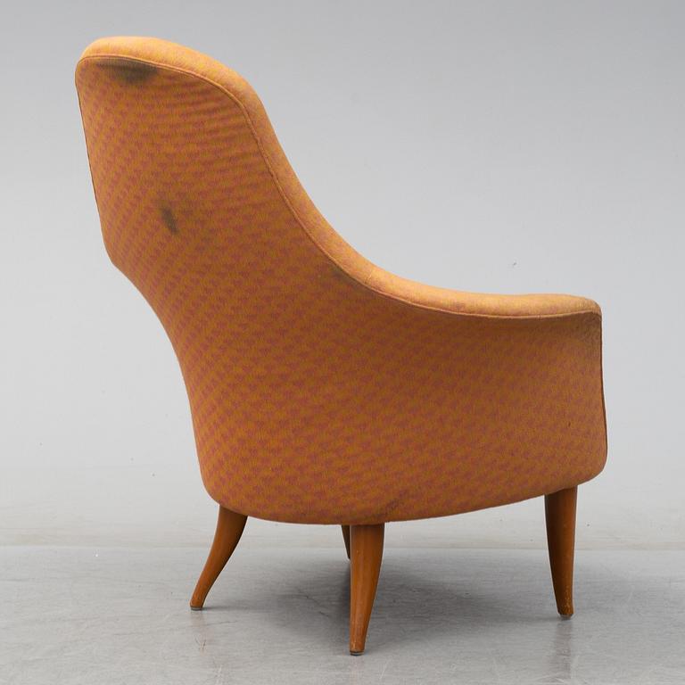 A second half of the 20th century 'Stora Adam' easy chair by Kerstin Hörlin-Holmquist for Nordiska Kompaniet.