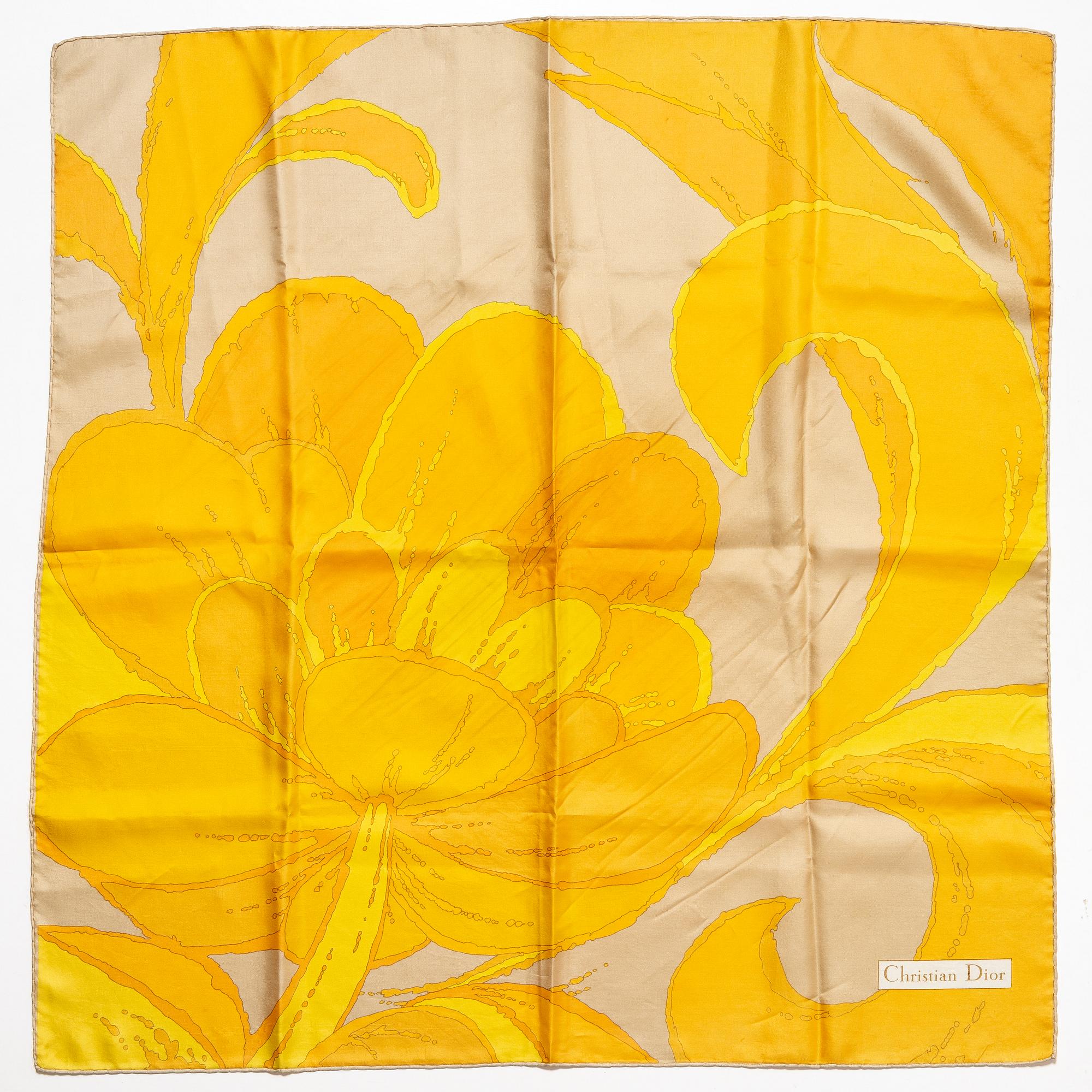 Christian Dior, scarves, 2 pcs, vintage.