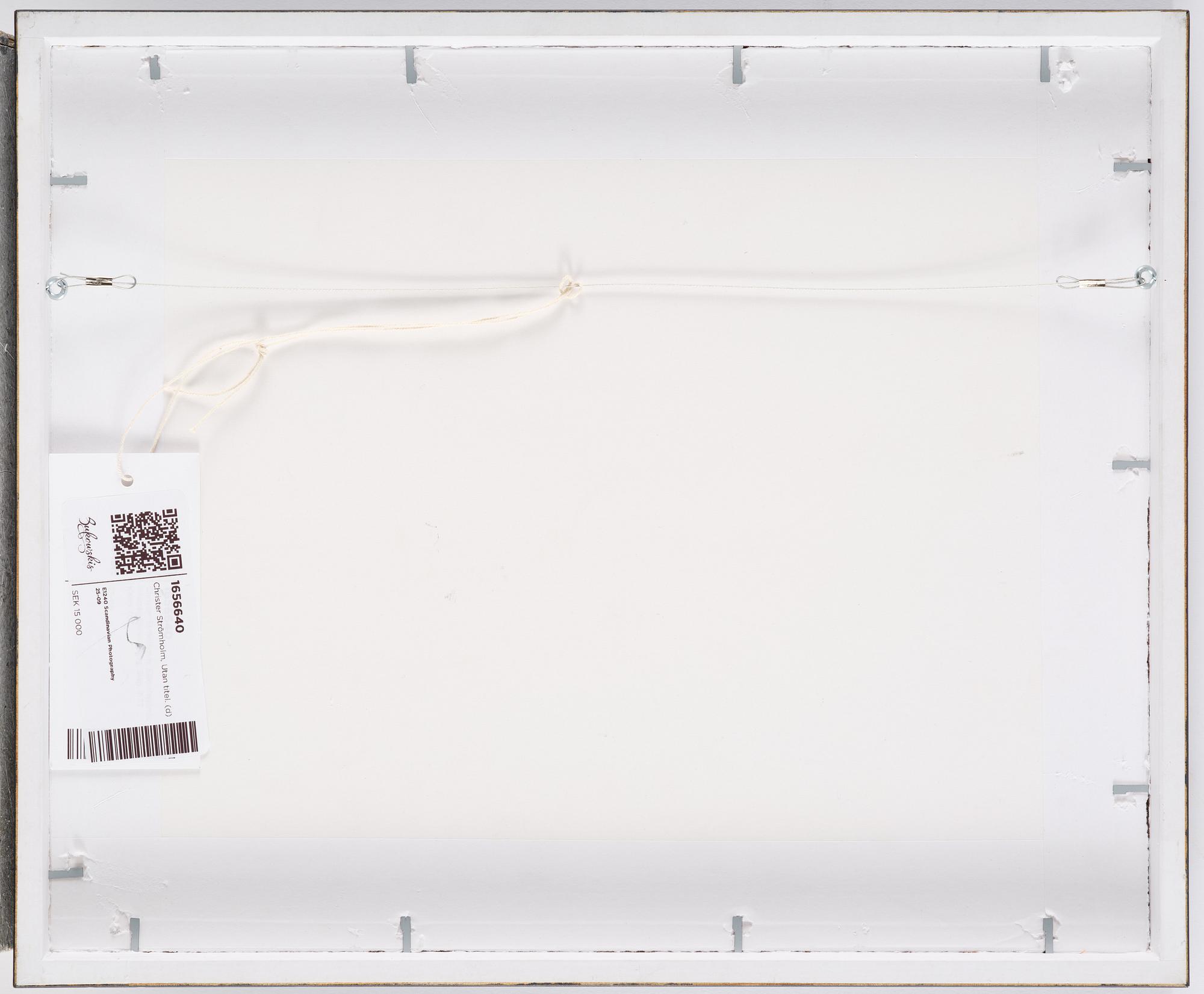 Christer Strömholm, "Kvinnan tiger i församlingen, Fox-Amphoux", 1989.